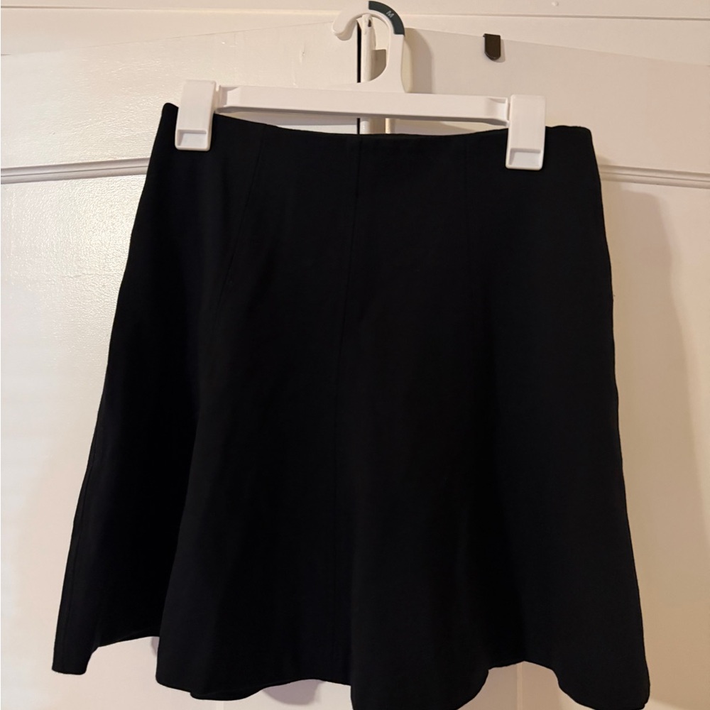 LOFT Black Skater Skirt